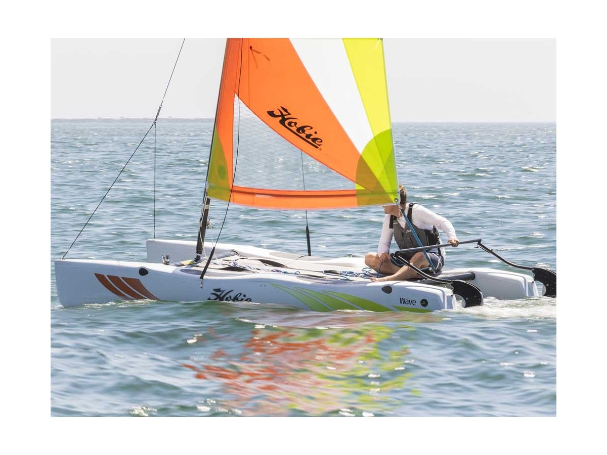 hobie cat wave sailboat