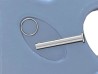 Pierced pin with split ring for Fusion/Pico/Bug rudder head marcon yachting