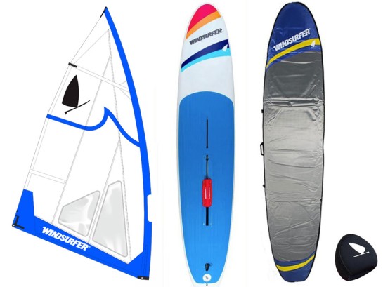 PACK Windsurfer LT + Sail + Cover + daggerboard protection