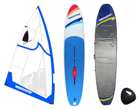 PACK Windsurfer LT + Sail + Cover + daggerboard protection